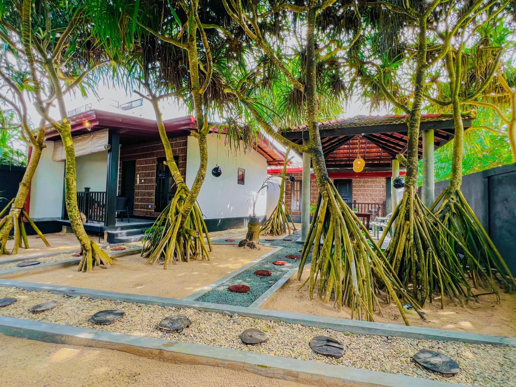 Sea Shell Villa Hikkaduwa 2 Separate Cabanas Ocean Front Villa エクステリア 写真
